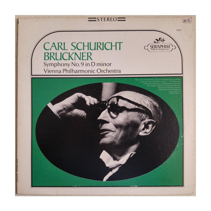 Anton Bruckner - Wiener Philharmoniker, Carl Schuricht - Symphony No. 9 In D Minor