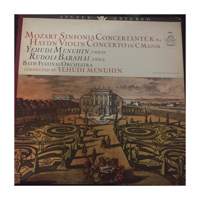 Wolfgang Amadeus Mozart / Joseph Haydn - Yehudi Menuhin, Rudolf Barshai, Bath Festival Orchestra - Sinfonia Concertante K. 364 / Violin Concerto In C Major