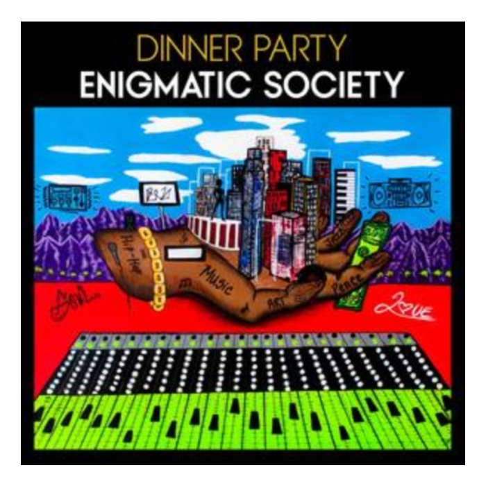 DINNER PARTY - ENIGMATIC SOCIETY (BLACK & WHITW VINYL)