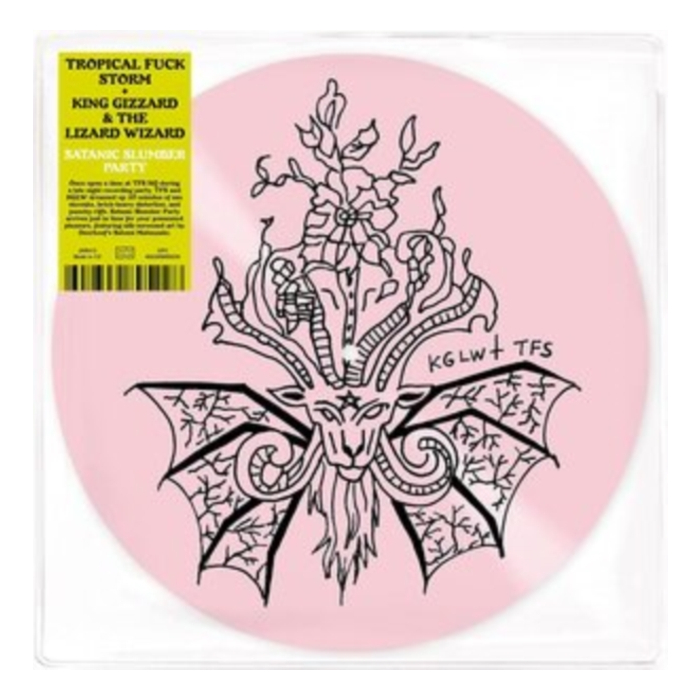 TROPICAL FUCK STORM & KING GIZZARD & THE LIZARD WIZARD - SATANIC SLUMBER PARTY (PINK SILKSCREENED VINYL)