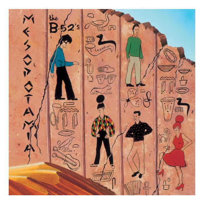 B-52’S - MESOPOTAMIA (ULTRA CLEAR W/ ORANGE SPLATTER VINYL/140G) (ROCKTOBER)