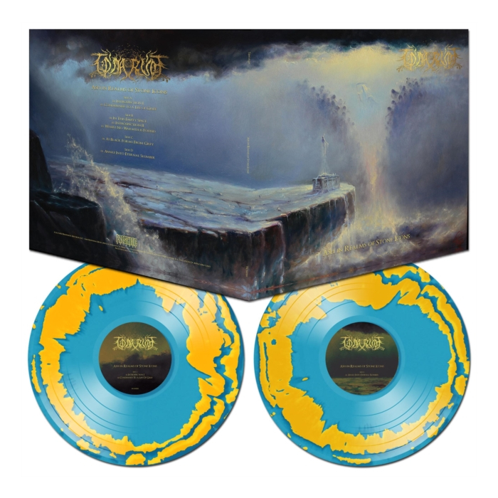 TOMARUM - ASH IN REALMS OF STONE ICONS (SKY BLUE W/ GOLD SWIRL VINYL)