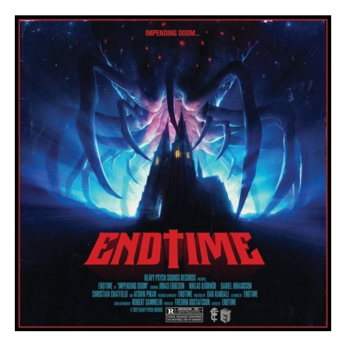 ENDTIME - IMPENDING DOOM (STRIPED RED/TRANSPARENT/BLUE VINYL)