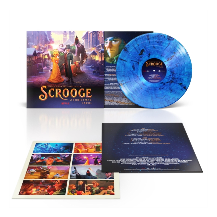 VARIOUS ARTISTS - SCROOGE: A CHRISTMAS CAROL (MUSIC FROM THE NETFLIX FILM) (BLUE/BLACK SMOKE VINYL)