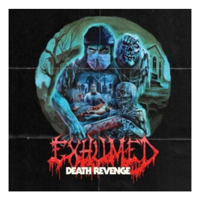 EXHUMED - DEATH REVENGE (SEA BLUE & BLACK ICE QUAD WITH RED