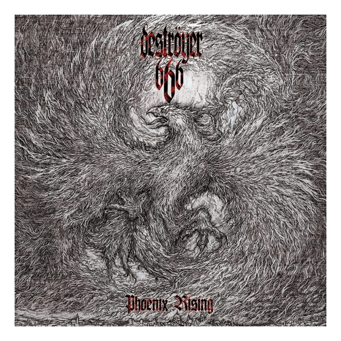 DESTROYER 666 - PHOENIX RISING (WHITE & BLACK MARBLED VINYL)