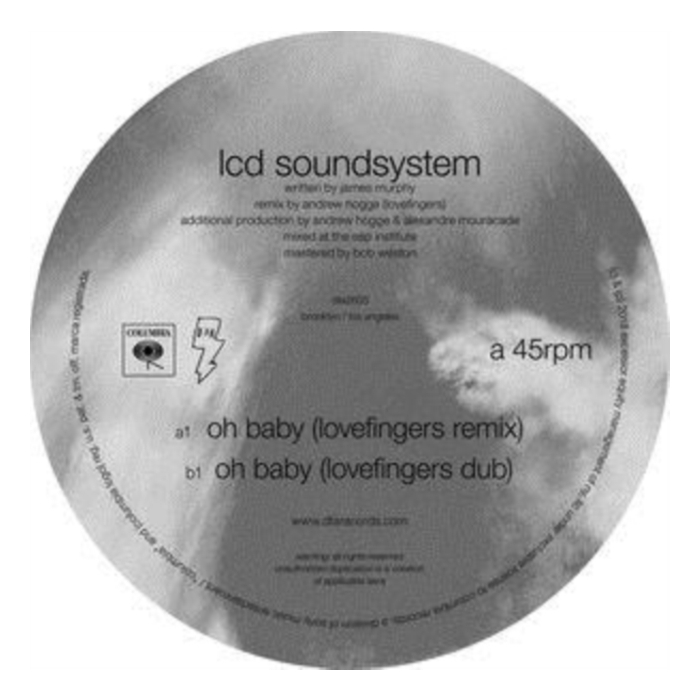 LCD SOUNDSYSTEM - OH BABY (LOVEFINGERS REMIXES)