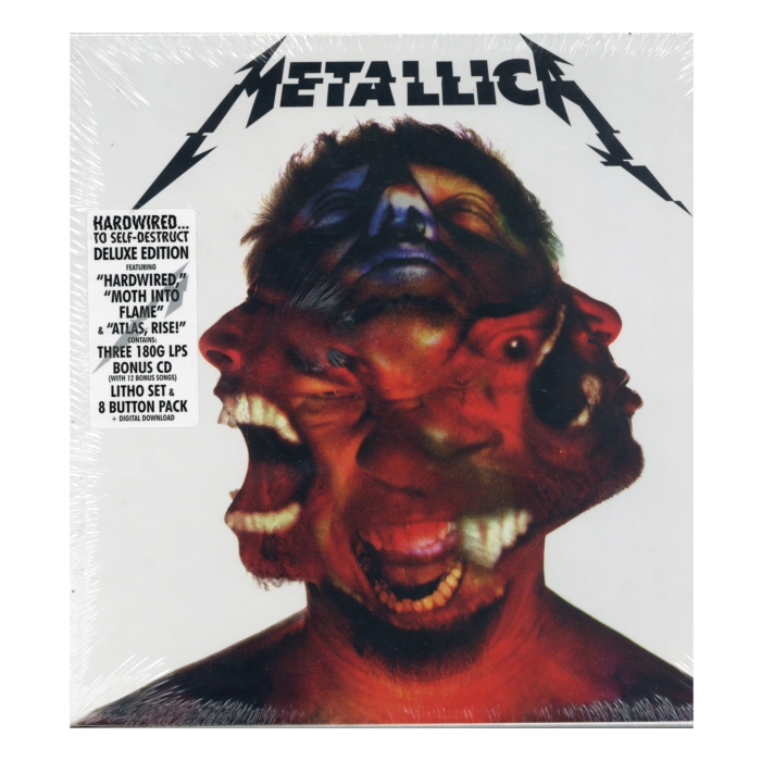 METALLICA - HARDWIRED TO SELF-DESTRUCT (DELUXE/3LP/180G/COLORED VINYL/DL CARD)