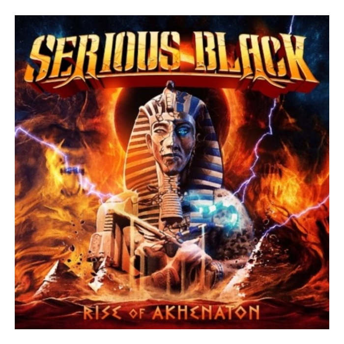 SERIOUS BLACK - RISE OF AKHENATON (RED/ORANGE MARBLED VINYL)