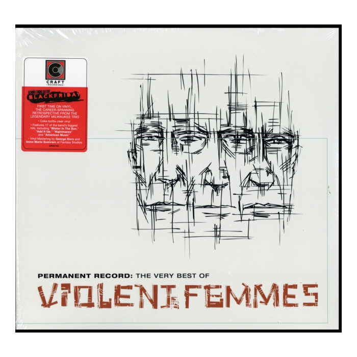 VIOLENT FEMMES - PERMANENT RECORD: THE VERY BEST OF VIOLENT FEMMES (COKE BOTTLE CLEAR VINYL/2LP)