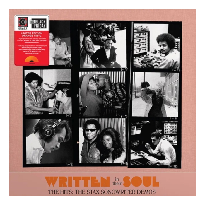 VARIOUS ARTISTS - WRITTEN IN THEIR SOUL – THE HITS: THE STAX SONGWRITER DEMOS (ORANGE VINYL) (RSD)