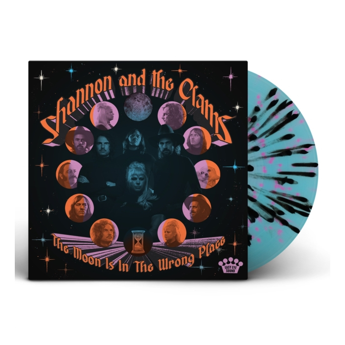 SHANNON & THE CLAMS - MOON IS IN THE WRONG PLACE (BLUE/NEON PINK/BLACK SPLATTER VINYL) (I)