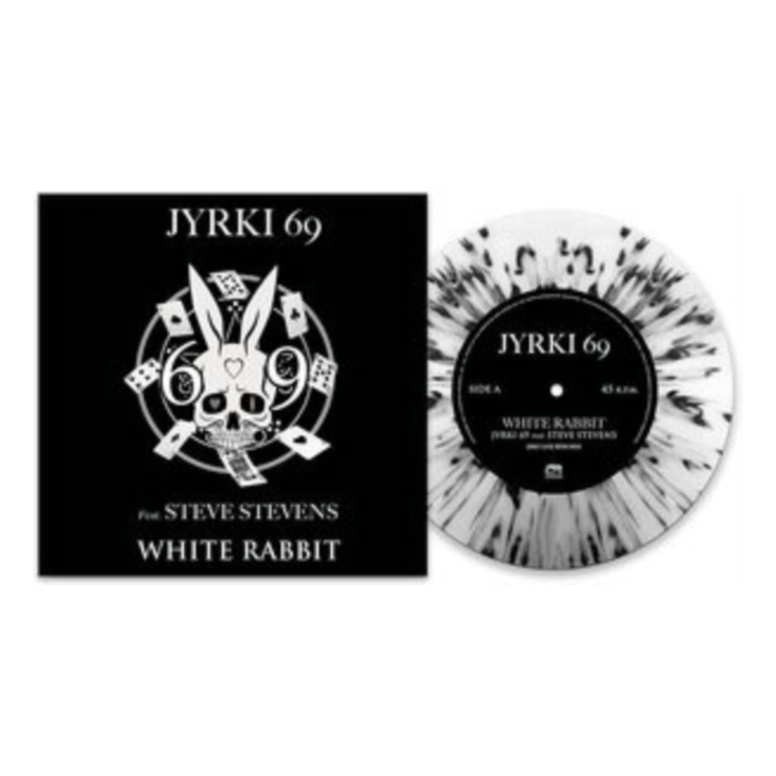 JYRKI 69 - WHITE RABBIT (BLACK & WHITE SPLATTER)