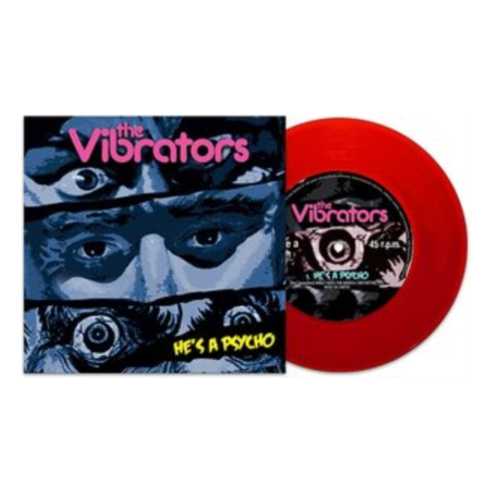 VIBRATORS - HE'S A PSYCHO (RED 7INCH)