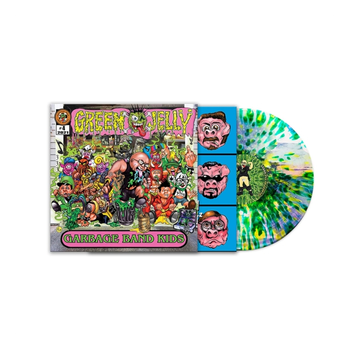 GREEN JELLY - GARBAGE BAND KIDS (GREEN & YELLOW SPLATTER VINYL)