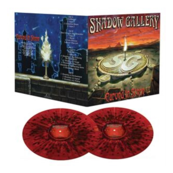 SHADOW GALLERY - CARVED IN STONE (RED/BLACK SPLATTER VINYL)