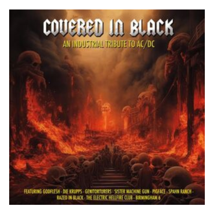 VARIOUS ARTISTS - COVERED IN BLACK INDUSTRIAL TRIBUTE TO AC/DC (RED VINYL)