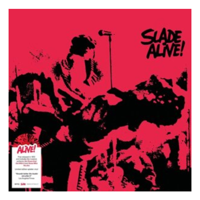 SLADE - SLADE ALIVE! (RED & BLACK SPLATTER VINYL/LIMITED EDITION)