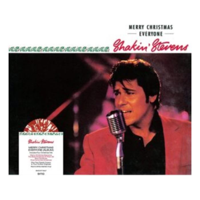 SHAKIN' STEVENS - MERRY CHRISTMAS EVERYONE (RED & WHITE MARBLE VINYL)