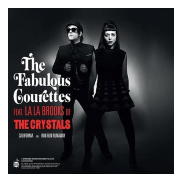 COURETTES FEATURING LA LA BROOKS - CALIFORNIA (RED VINYL)