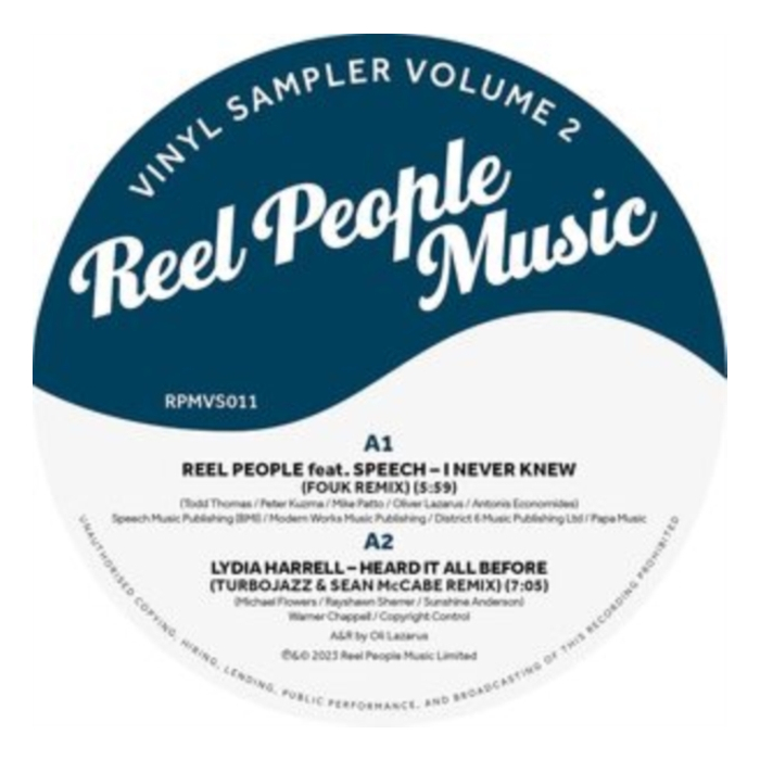 VARIOUS ARTISTS - REEL PEOPLE MUSIC: VINYL SAMPLER VOL. 2