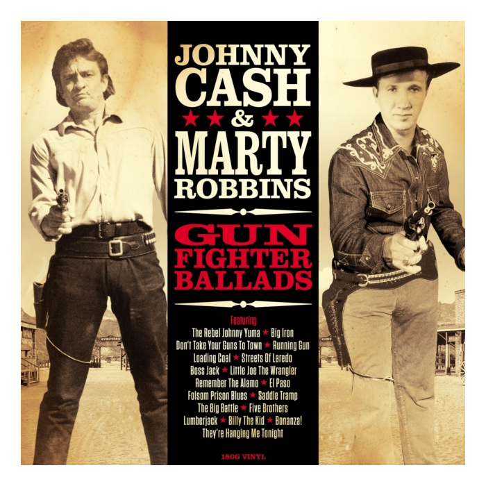 Johnny & Marty Robbins Cash - Gunfighter Ballads (180G)