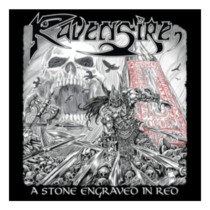 RAVENSIRE - STONE ENGRAVED IN RED