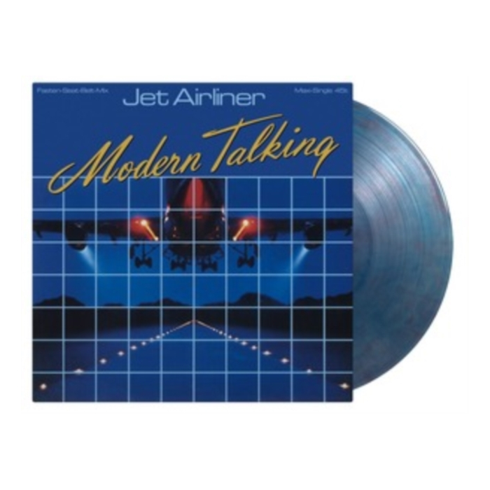 MODERN TALKING - JET AIRLINER (TRANSLUCENT BLUE & RED MARBLED VINYL/180G)