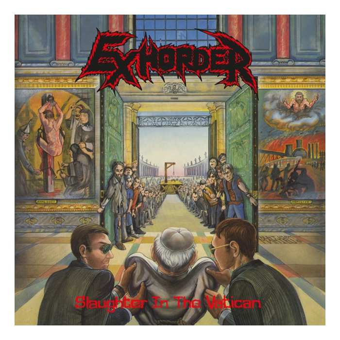 EXHORDER - SLAUGHTER IN THE VATICAN (LIMITED/CRYSTAL CLEAR & BLACK MARBLED VINYL/180G/INSERT/NUMBERED)