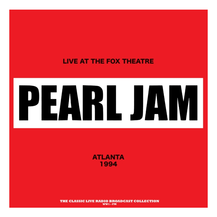 PEARL JAM - LIVE AT THE FOX THEATRE 1994 (COLOURED VINYL)