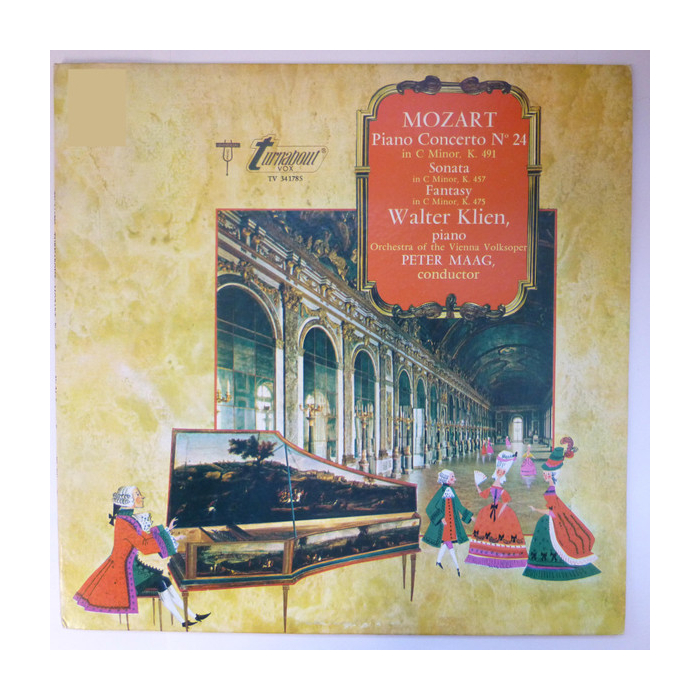 Preowned - Wolfgang Amadeus Mozart, Walter Klien, Wiener Volksopernorchester, Peter Maag - Piano Concerto No. 24 In C Minor, K. 491 / Sonata In C Minor, K. 457 / Fantasy In C Minor, K. 475