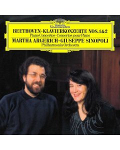 ARGERICH,MARTHA; PHILHARMONIA ORCHESTRA LONDON; GIUSEPPE SINOPOLI - BEETHOVEN: PIANO CONCERTOS NOS. 1 & 2 (2 LP)