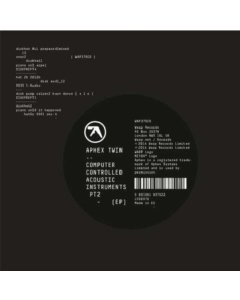 APHEX TWIN - COMPUTER CONTROLLED ACOUSTIC INSTRUMENTS PT 2 EP