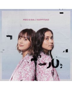 MEG & DIA - HAPPYSAD (CLEAR WITH BABY PINK & BABY BLUE SPLATTER VINYL) (I)