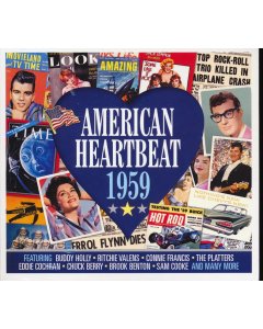 Various - American Heartbeat 1959 (50 tracks) (2xCD) (deluxe 3-fold digipak)