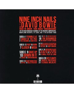 Nine Inch Nails, David Bowie - Back In Anger: 1995 Radio Transmissions (4xLP) (box set)