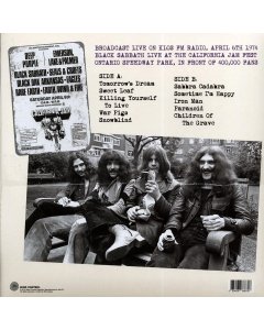 Black Sabbath - Live From The Ontario Speedway Park, April 6th 1974: KLOS-FM Broadcast (ltd. 500 copies made)