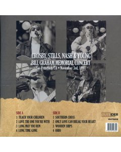 Crosby, Stills, Nash & Young - Bill Graham Memorial Concert, San Francisco Ca November 3rd, 1991 (ltd. ed.)