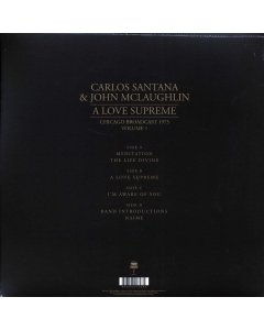 Carlos Santana, John McLaughlin - A Love Supreme Volume 1: Chicago Broadcast 1973 (2xLP)