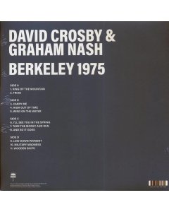 David Crosby, Graham Nash - Berkeley 1975 (2xLP)