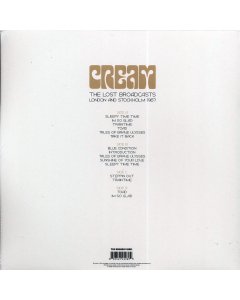 Cream - The Lost Broadcasts: London And Stockholm 1967 (2xLP)