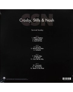 Crosby, Stills & Nash - Survival Sunday: Live At Hollywood Bowl, Los Angeles, CA, May 25, 1980 (2xLP)