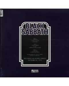 Black Sabbath - Live In Paris 1970 (2xLP)