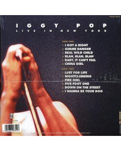 Iggy Pop - Live In New York: November 14th, 1986 (colored vinyl)