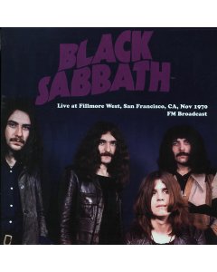 Black Sabbath - Live At Fillmore West, San Francisco, CA, Nov 1970 FM Broadcast