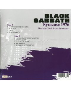 Black Sabbath - Syracuse 1976 (purple vinyl)