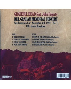 Grateful Dead, John Fogerty - Bill Graham Memorial Concert Volume 1: San Francisco CA, November 3rd, 1991 (red vinyl)