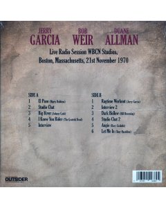 Jerry Garcia, Bob Weir, Duane Allman - Live 1970: The Boston Broadcast, Live Radio Session WBCN Studios, Boston, MA, 21st November 1970 (ltd. ed.) (red vinyl)