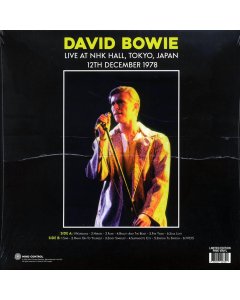 David Bowie - Live At NHK Hall, Tokyo, Japan, 12th December 1978 (ltd. 500 copies made) (pink vinyl)