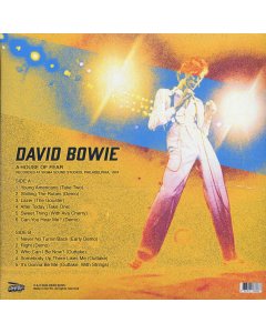 David Bowie - A House Of Fear: Recorded At Sigma Sound Studios, Philadelphia, 1974 (ltd. 300 copies made) (yellow vinyl)